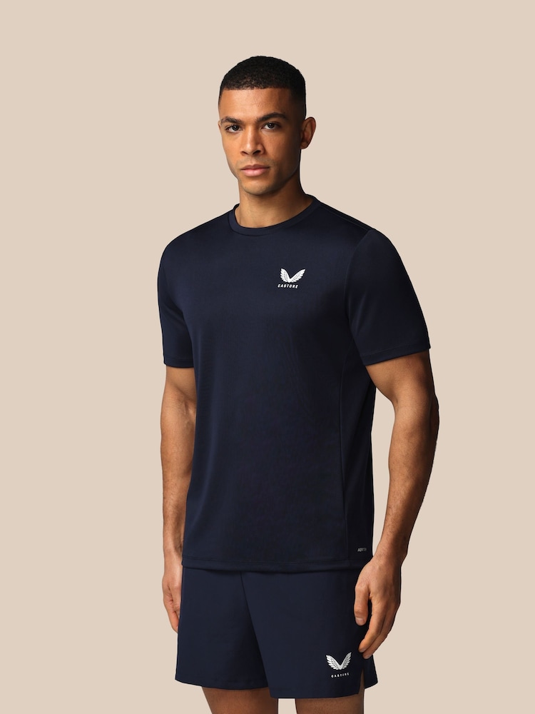 Castore Blue Short Sleeve Adapt T-Shirt - Image 9 of 9