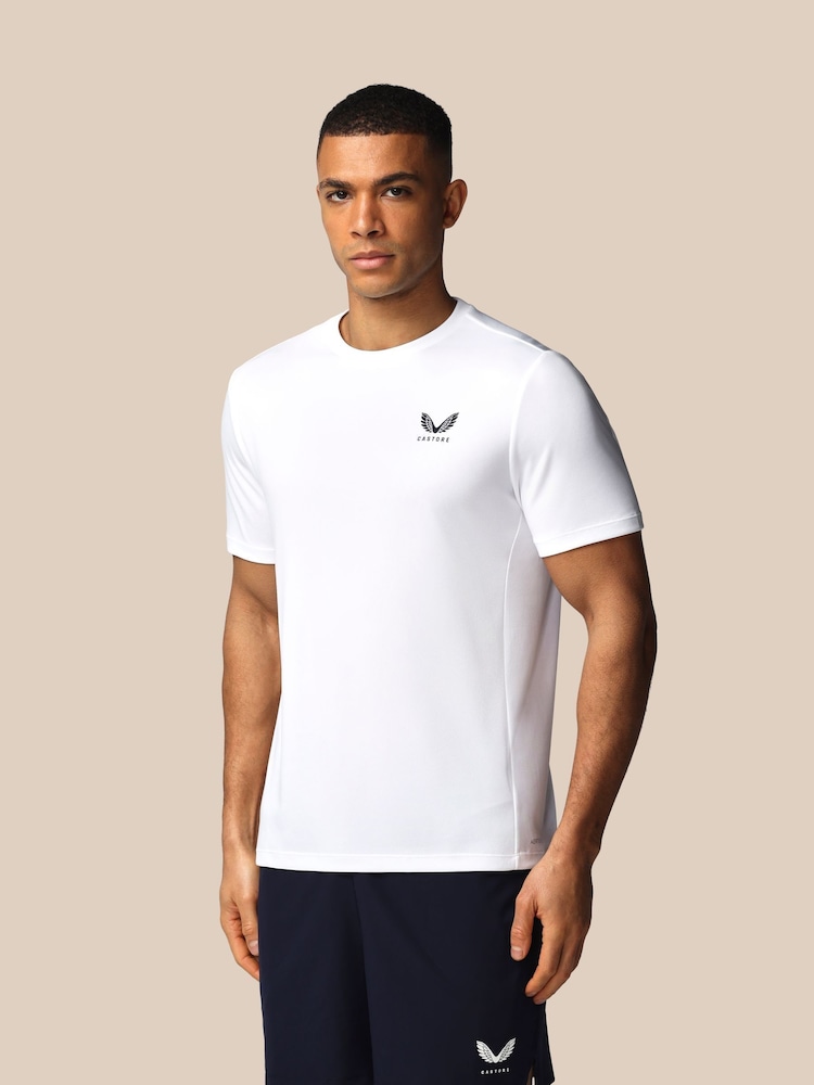 Castore White Ss Adapt T-Shirt - Image 1 of 8