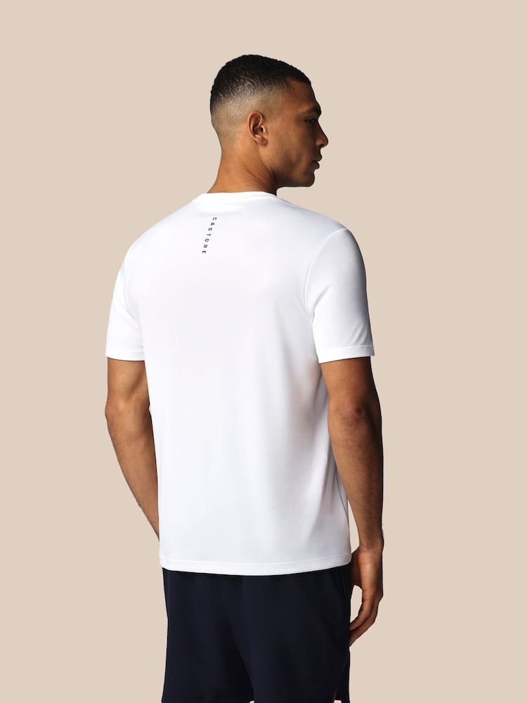 Castore White Ss Adapt T-Shirt - Image 2 of 8