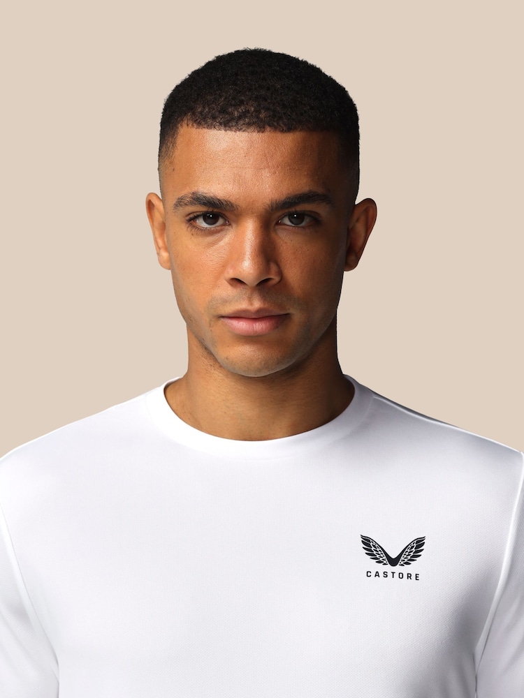 Castore White Ss Adapt T-Shirt - Image 8 of 8