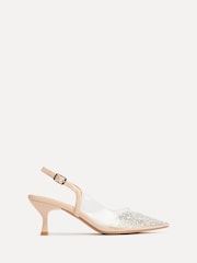Linzi Opal Embellished Perspex Court Heels - صورة 2 من 5