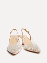 Linzi Opal Embellished Perspex Court Heels - صورة 3 من 5