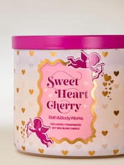 Bath & Body Works Sweetheart Cherry 3 Wick Candle 411g - Image 2 of 2