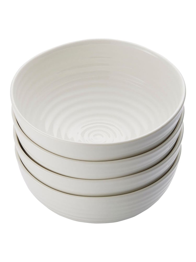 Sophie Conran Set of 4 White Porcelain Noodle Bowls - Image 4 of 4
