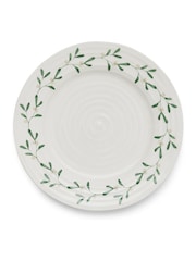 Sophie Conran Set of 4 White Porcelain Mistletoe Side Plates - Image 3 of 4