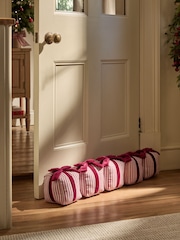 Red Christmas Present Draught Excluder - Image 1 of 3