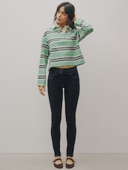 Ultimate Indigo Blue Lift Slim and Shape Skinny Jeans - Image 1 of 10