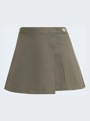 adidas Originals Brown Tailored Pleated Mini Skirt - Image 5 of 5