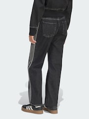 adidas Originals Black Denim Firebird Jeans - Image 2 of 5