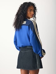 Джинсовая мини-юбка с 3полосками adidas Originals - Изображение 3 6