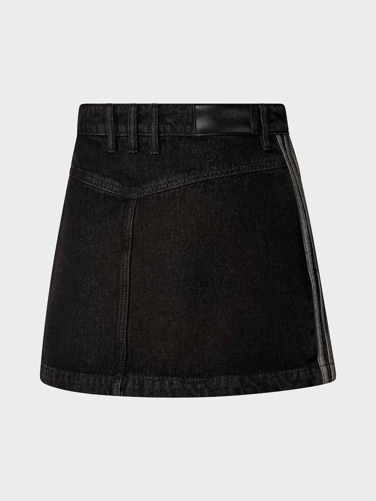 Джинсовая мини-юбка с 3полосками adidas Originals - Изображение 6 6