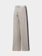adidas Originals Grey Denim Wide Leg Jeans - Image 2 of 2
