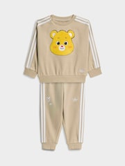 adidas Originals Brown Loose Crew Joggers Set - Image 1 of 7