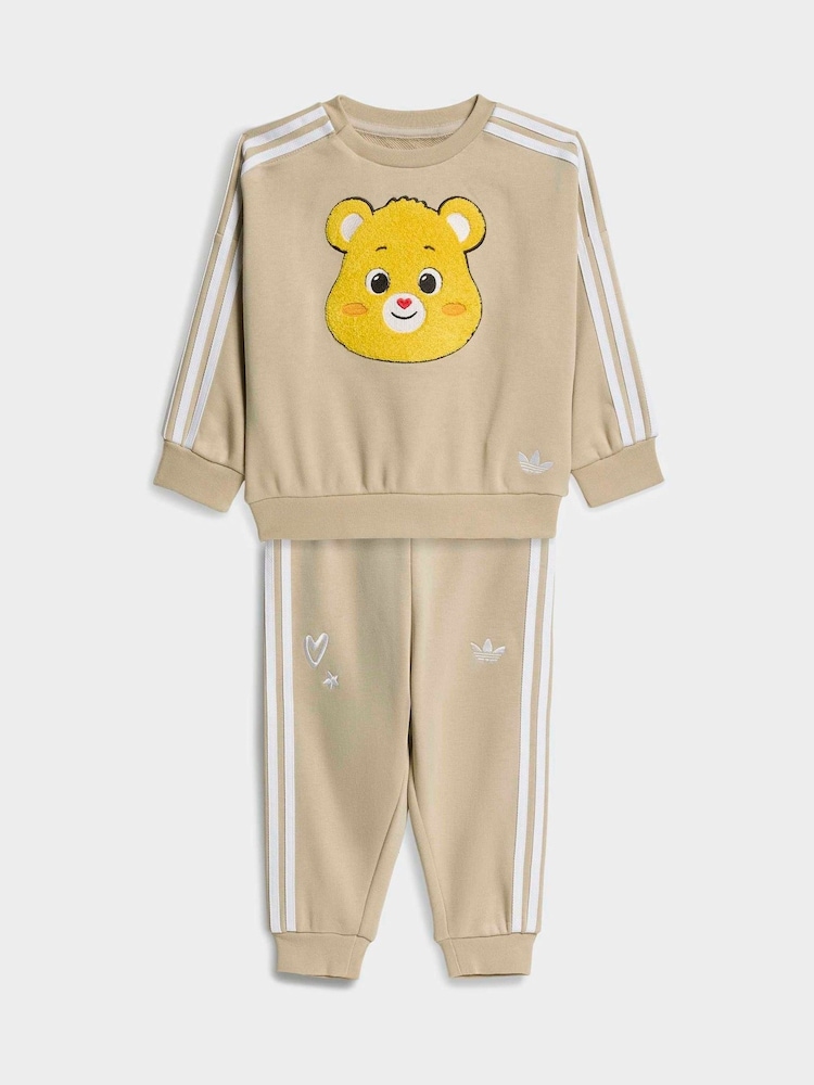 adidas Originals Brown Loose Crew Joggers Set - Image 1 of 7 adidas Originals Brown Loose Crew Joggers Set - Image 1 of 7