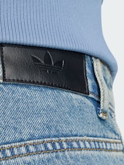 Pantalones cortos Denim de tiro medio y pierna recta Firebird Adicolor de adidas Originals - Imagen 4 de 5