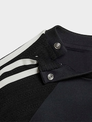 adidas Originals Black Crochet T-Shirt and Flare Leggings Set - Image 3 of 7