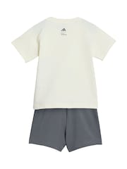 adidas White Adidas Disney Mickey Mouse T-Shirt Set - Image 2 of 6