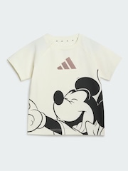 adidas White Adidas Disney Mickey Mouse T-Shirt Set - Image 3 of 6