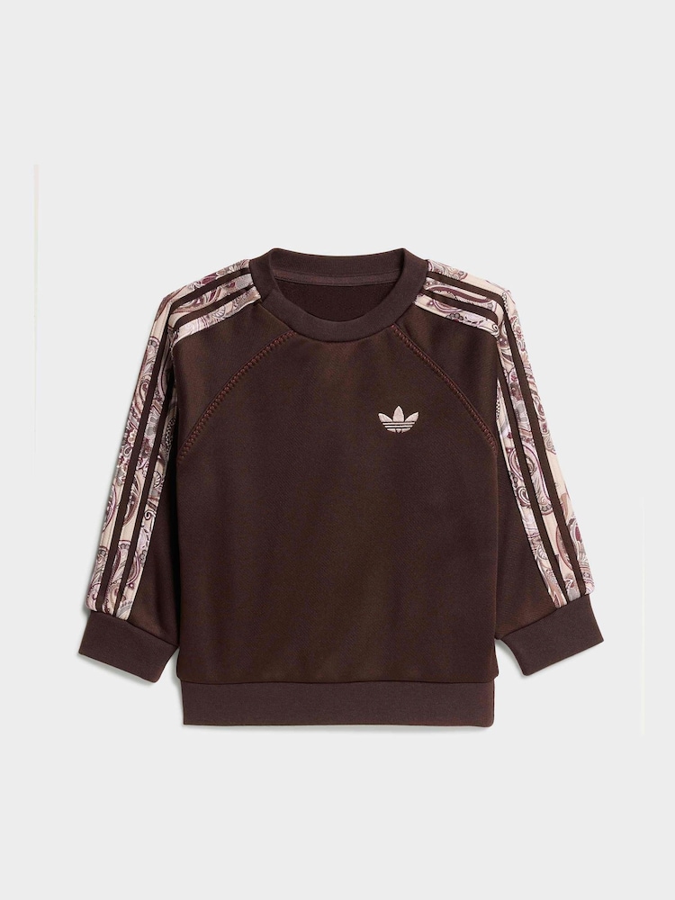 adidas Originals Brown Oversized Sweat Top and Legging Set - Image 2 of 7 adidas Originals Brown Oversized Sweat Top and Legging Set - Image 2 of 7