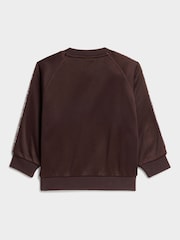 adidas Originals Brown Oversized Sweat Top and Legging Set - Image 3 of 7