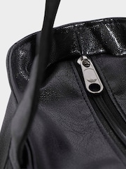 adidas Originals Black Adicolor Metallic Shopper Bag - Image 6 of 6