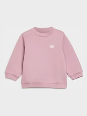 adidas Originals Purple Crew Neck Joggers Set - Image 2 of 7