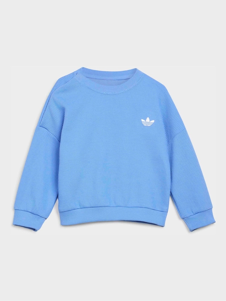 adidas Originals Blue Joggers Set - Image 2 of 7 adidas Originals Blue Joggers Set - Image 2 of 7