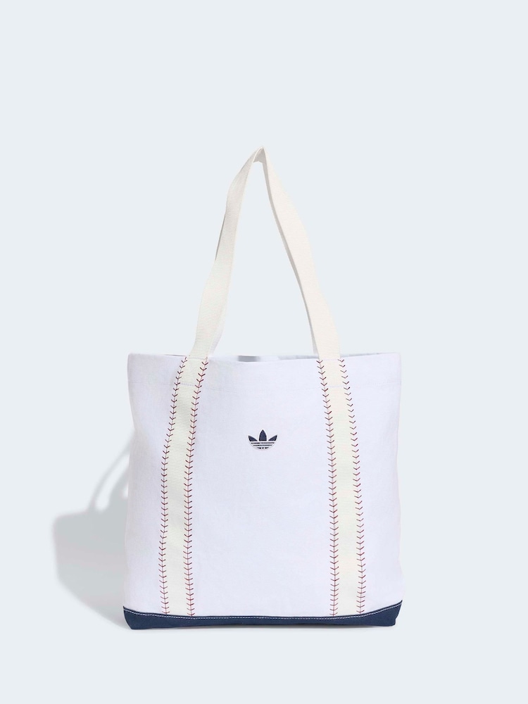 adidas Originals White Tote Bag - Image 1 of 6 adidas Originals White Tote Bag - Image 1 of 6