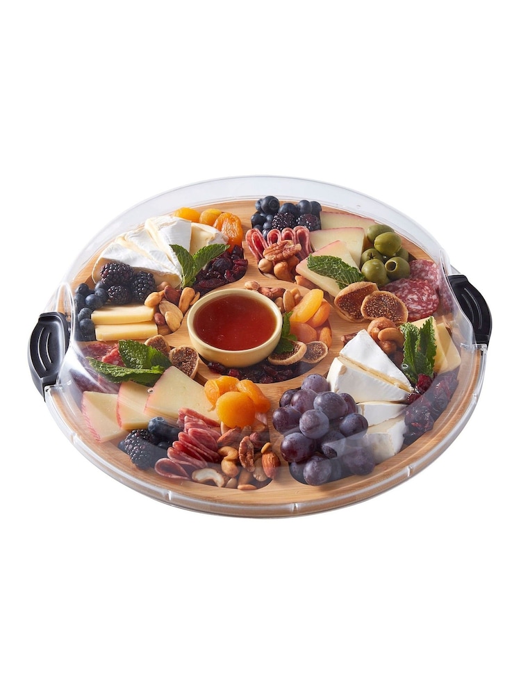 Farberware Wood Build-a-Board Bamboo Divided Serving Board - Image 2 of 6 Farberware Wood Build-a-Board Bamboo Divided Serving Board - Image 2 of 6