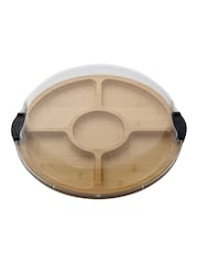 Farberware Wood Build-a-Board Bamboo Divided Serving Board - Image 3 of 6