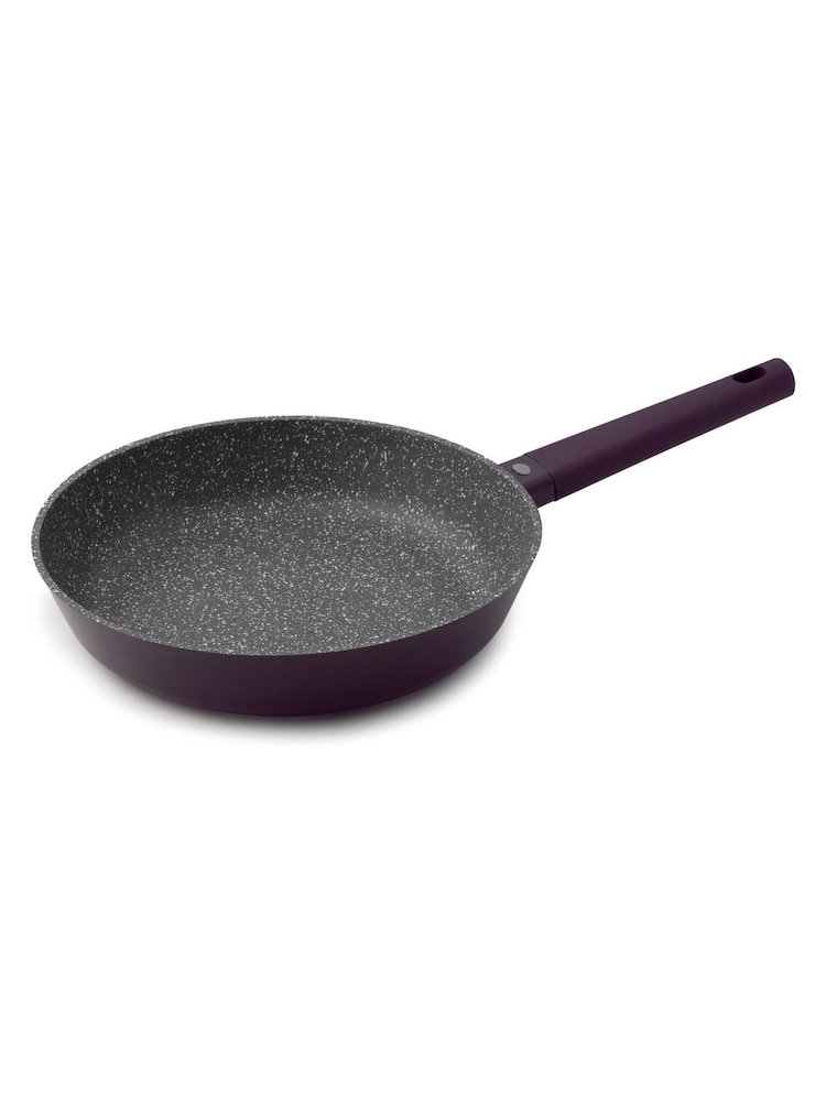 Masterclass Purple Frying Pan with Stainless Steel Induction Base - Image 1 of 6 Masterclass Purple Frying Pan with Stainless Steel Induction Base - Image 1 of 6