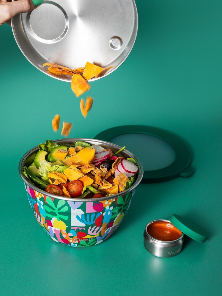 S’well Multicolour Salad Bowl Kit - Image 2 of 6 S’well Multicolour Salad Bowl Kit - Image 2 of 6