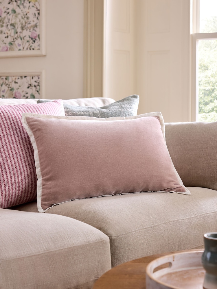 Pink 40 x 59cm Loxley Cushion - Image 1 of 5