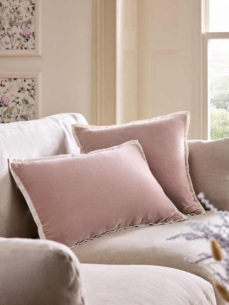 Pink 40 x 59cm Loxley Cushion - Image 2 of 5