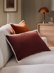 Chestnut Brown 40 x 59cm Loxley Cushion - Image 1 of 4