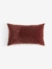 Chestnut Brown 40 x 59cm Loxley Cushion - Image 3 of 4