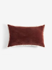 Chestnut Brown 40 x 59cm Loxley Cushion - Image 4 of 4