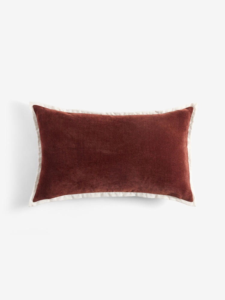 Chestnut Brown 40 x 59cm Loxley Cushion - Image 4 of 4 Chestnut Brown 40 x 59cm Loxley Cushion - Image 4 of 4