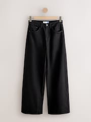Black/Chocolae Brown Wide Leg Denim Jeans 2 Pack - Image 9 of 11