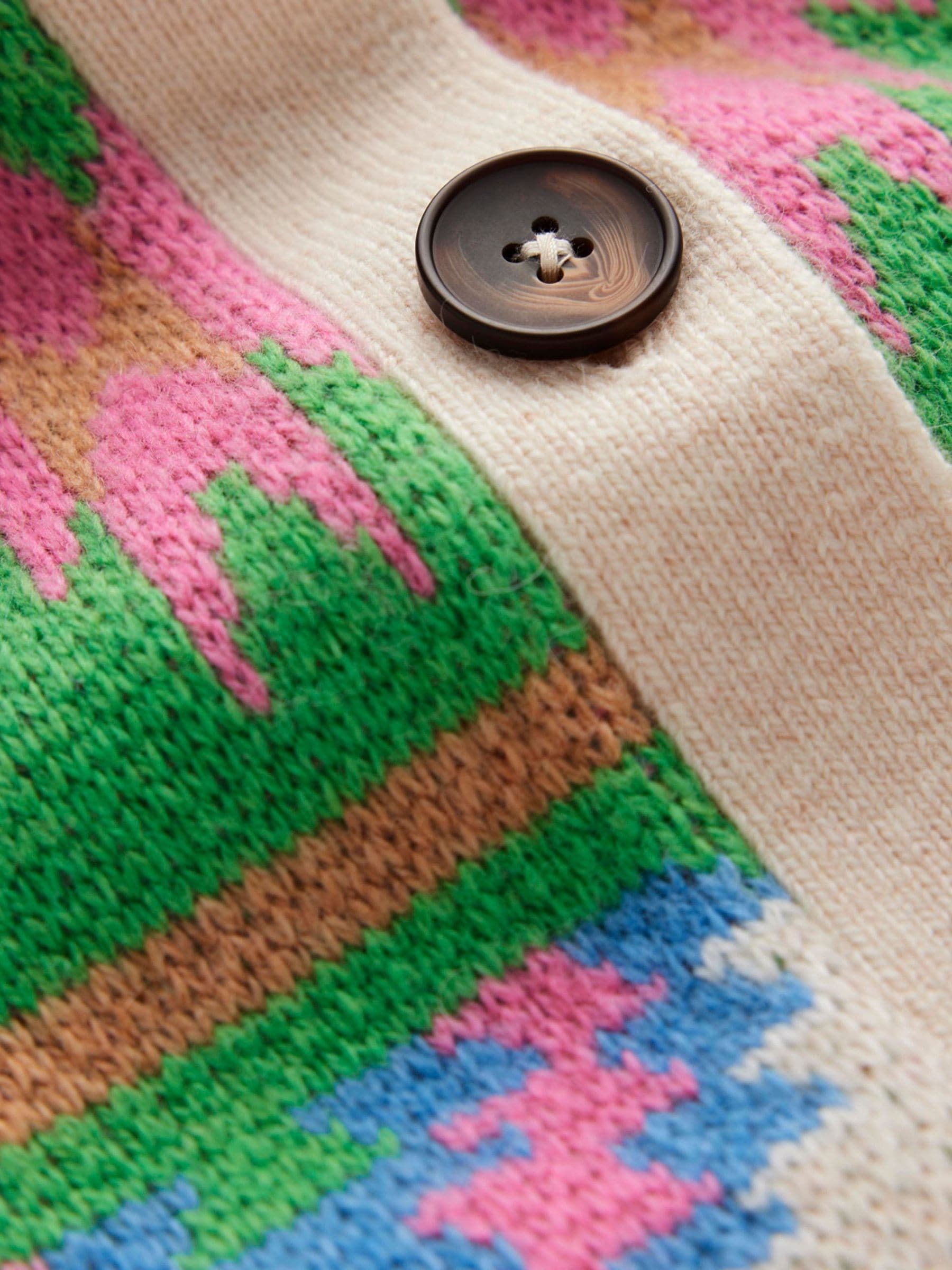 Buy Boden Green Abi Jacquard Cardigan from Next USA