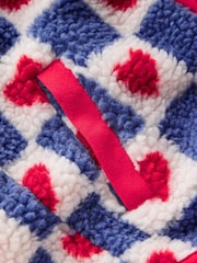 Boden Blue Eden Borg Zip-through Jacket - Image 3 of 3