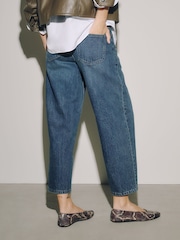 Dark Blue Ankle Straight Jeans - Image 3 of 7