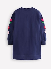 أزرق فاتح - Boden Relaxed Sweatshirt Dress - صورة 2 من 2