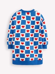 أزرق - Boden Relaxed Sweatshirt Dress - صورة 1 من 2
