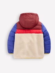 Boden Cream Borg Mix Jacket - Image 2 of 6