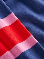 Boden Blue Lara Relaxed Cotton Cardigan - Image 6 of 6