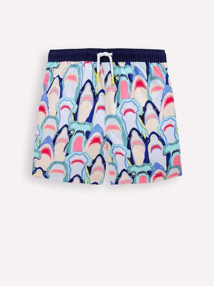 Boden Blue Essential Swim Shorts - Image 1 of 3