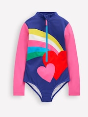 Boden Red Long Sleeve Swimsuit - Image 1 of 3