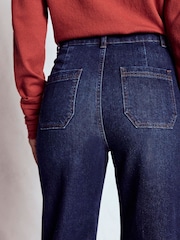 Boden Blue Straight Leg Pocket Jeans - Image 2 of 6