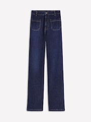 Boden Blue Straight Leg Pocket Jeans - Image 6 of 6